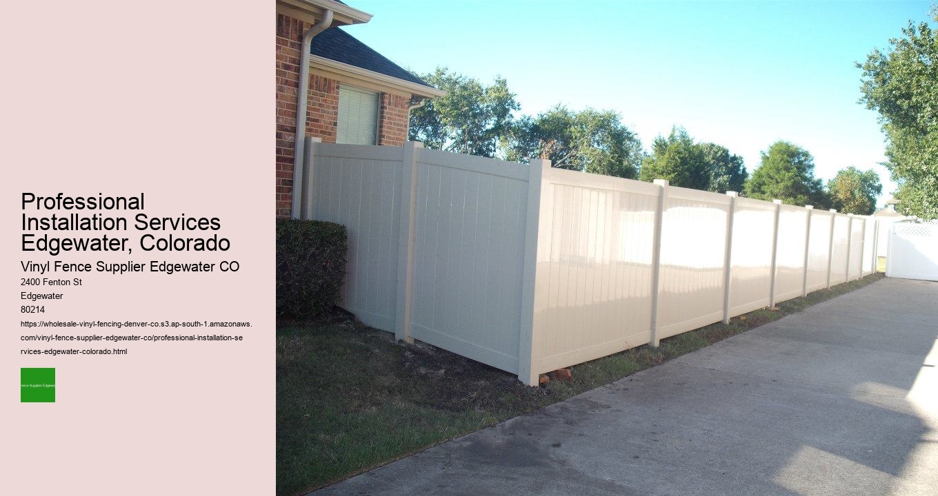 Professional Installation Services Edgewater, Colorado