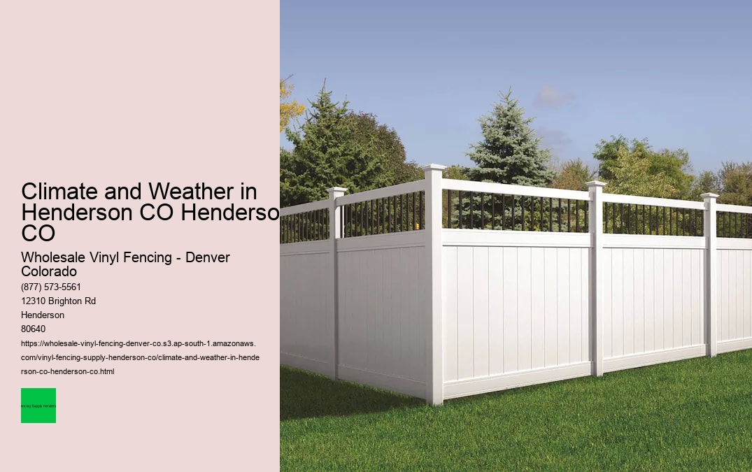 Climate and Weather in Henderson CO Henderson, CO